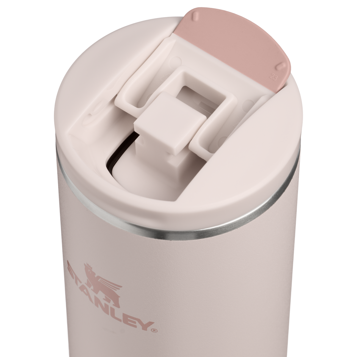 Stanley 1913 The Transit Flip Top Mug 20 OZ 0.59 L in Rose Quartz