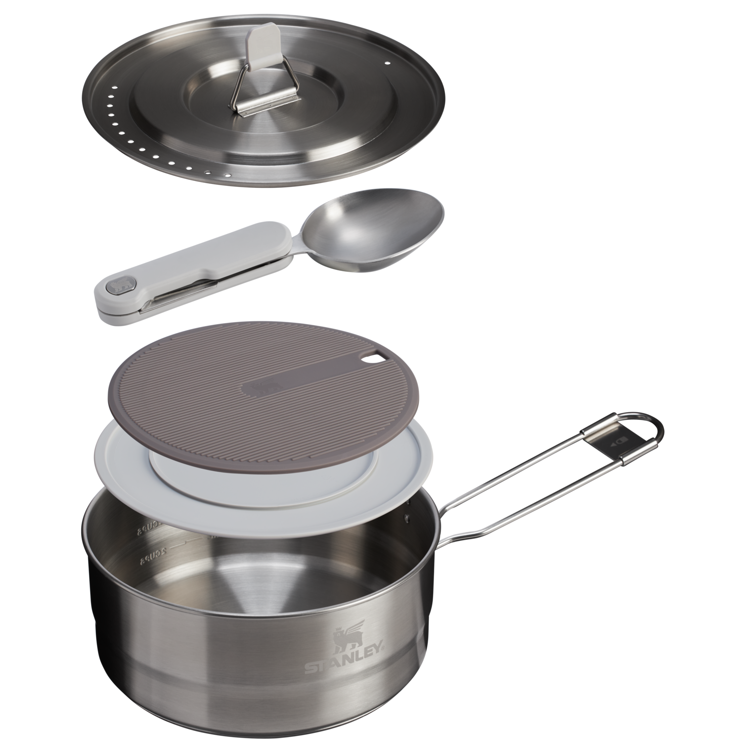 The Wildfare Pro Square Pan Cookset 5-piece set | 1.9 L
