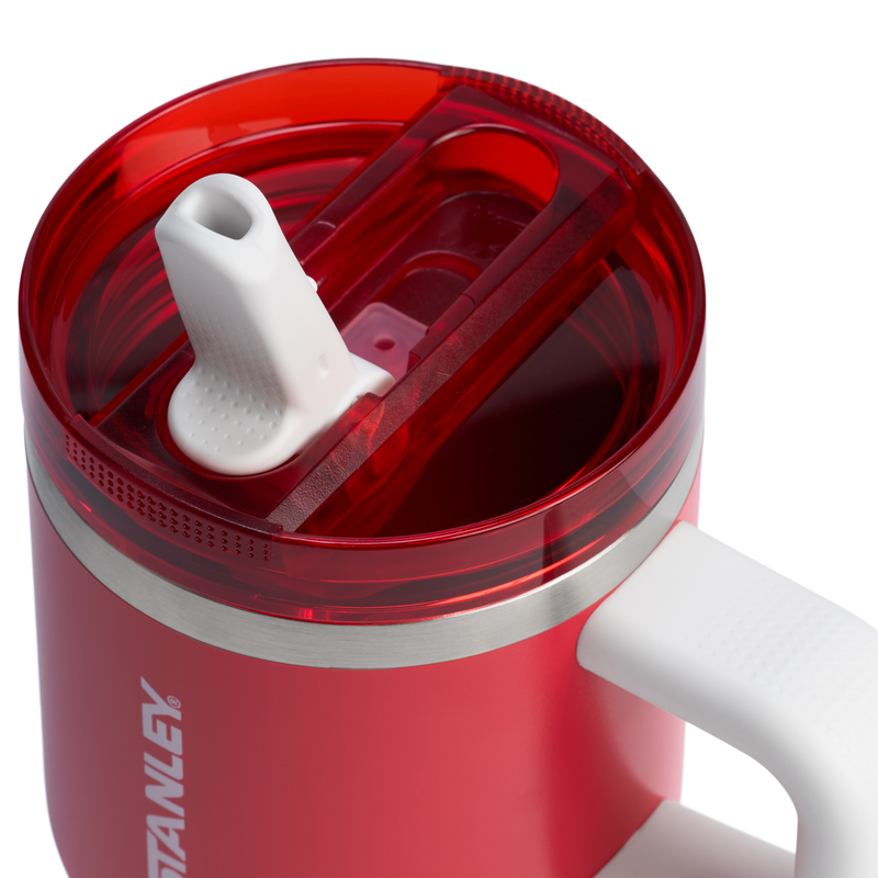 Stanley 1913 Stanley 1913 x Arsenal Quencher® ProTour Flip Straw Tumbler 20 OZ 0.59 L in Arsenal DNA Red | Lid Detailed View