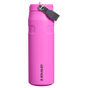Swatch for Stanley 1913 The IceFlow™ Bottle with Flip Straw Lid 24 oz 0.71 L in Hot Pink