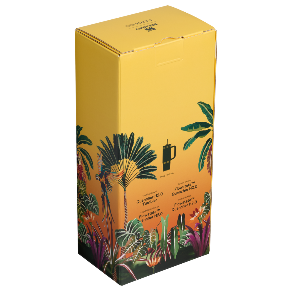 Stanley 1913 Stanley 1913 x FARM Rio Quencher® H2.0 Flowstate™ Tumbler 30 OZ 0.89 L in Farm Rio Tropical Woods