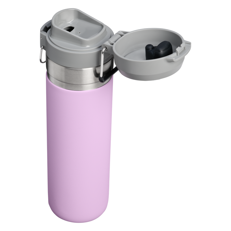 Stanley 1913 The Quick Flip Go Bottle 24 OZ 0.71 L in Soft Orchid | Back View