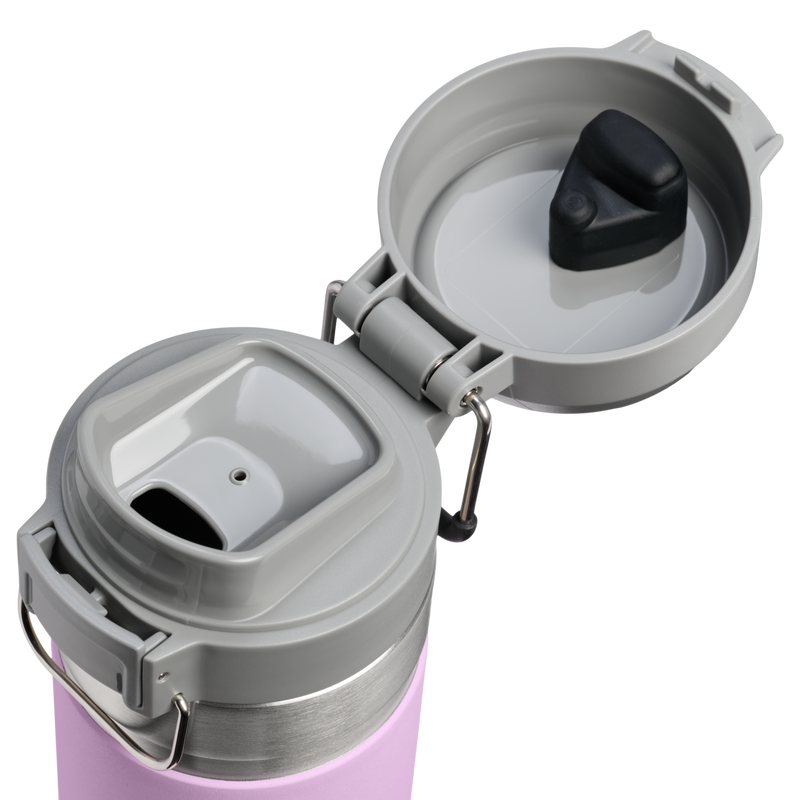Stanley 1913 The Quick Flip Go Bottle 24 OZ 0.71 L in Soft Orchid | Lid Detailed View