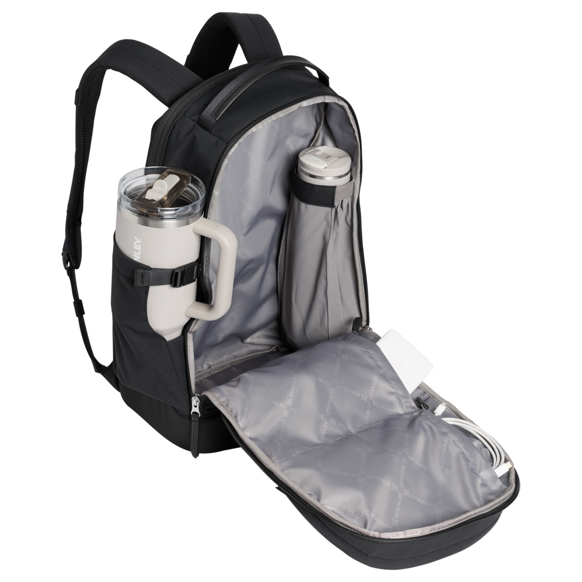 Stanley 1913 Stanley Standby Backpack 22.2 QT 21 L in Black | Front Back View