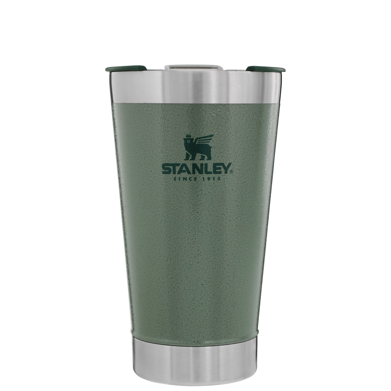 Classic Stay Chill Beer Pint | 16 OZ | 0.47 L: Hammertone Green