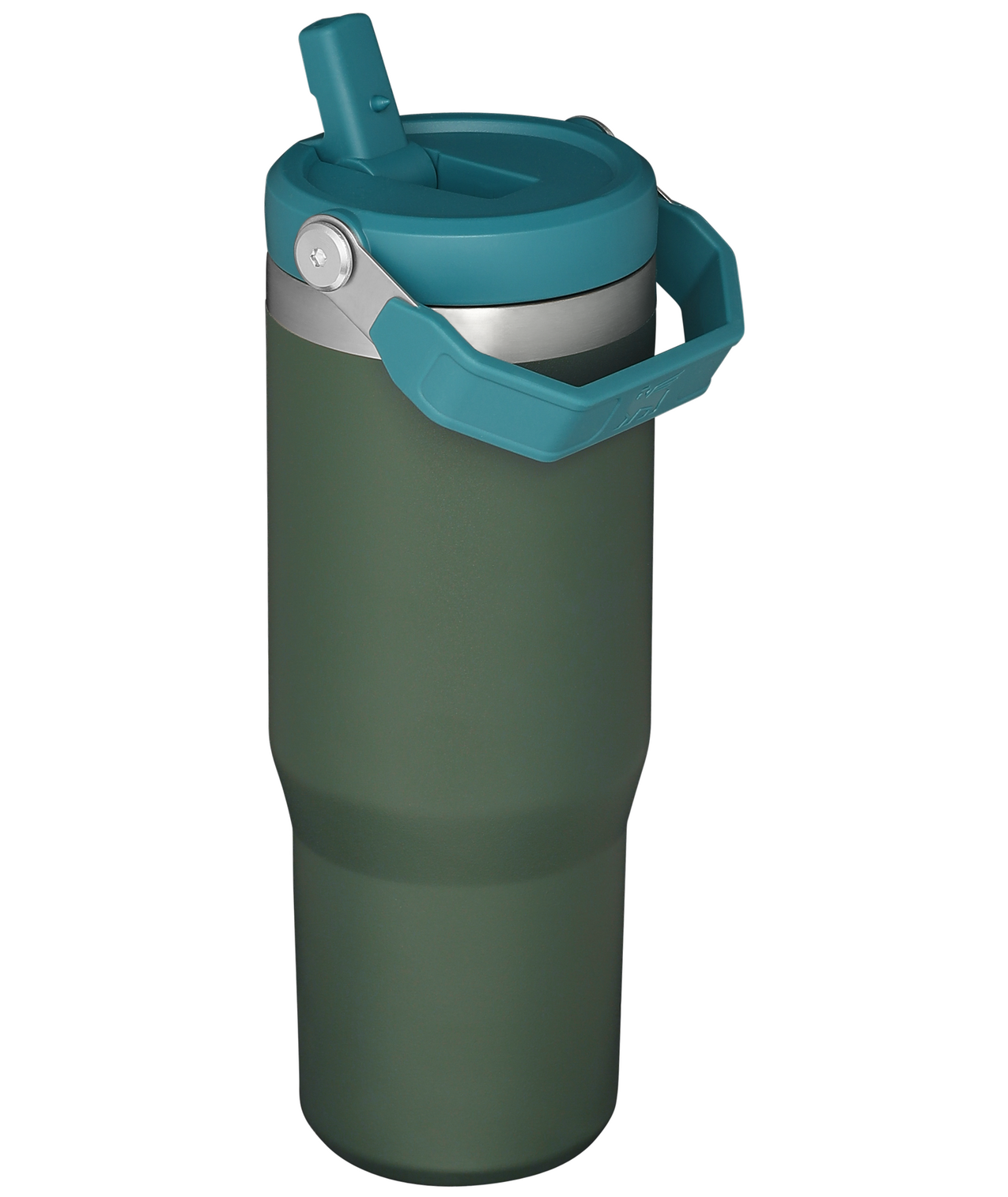 The IceFlow Flip Straw Tumbler | 30 OZ | 0.88 L: Spirulina